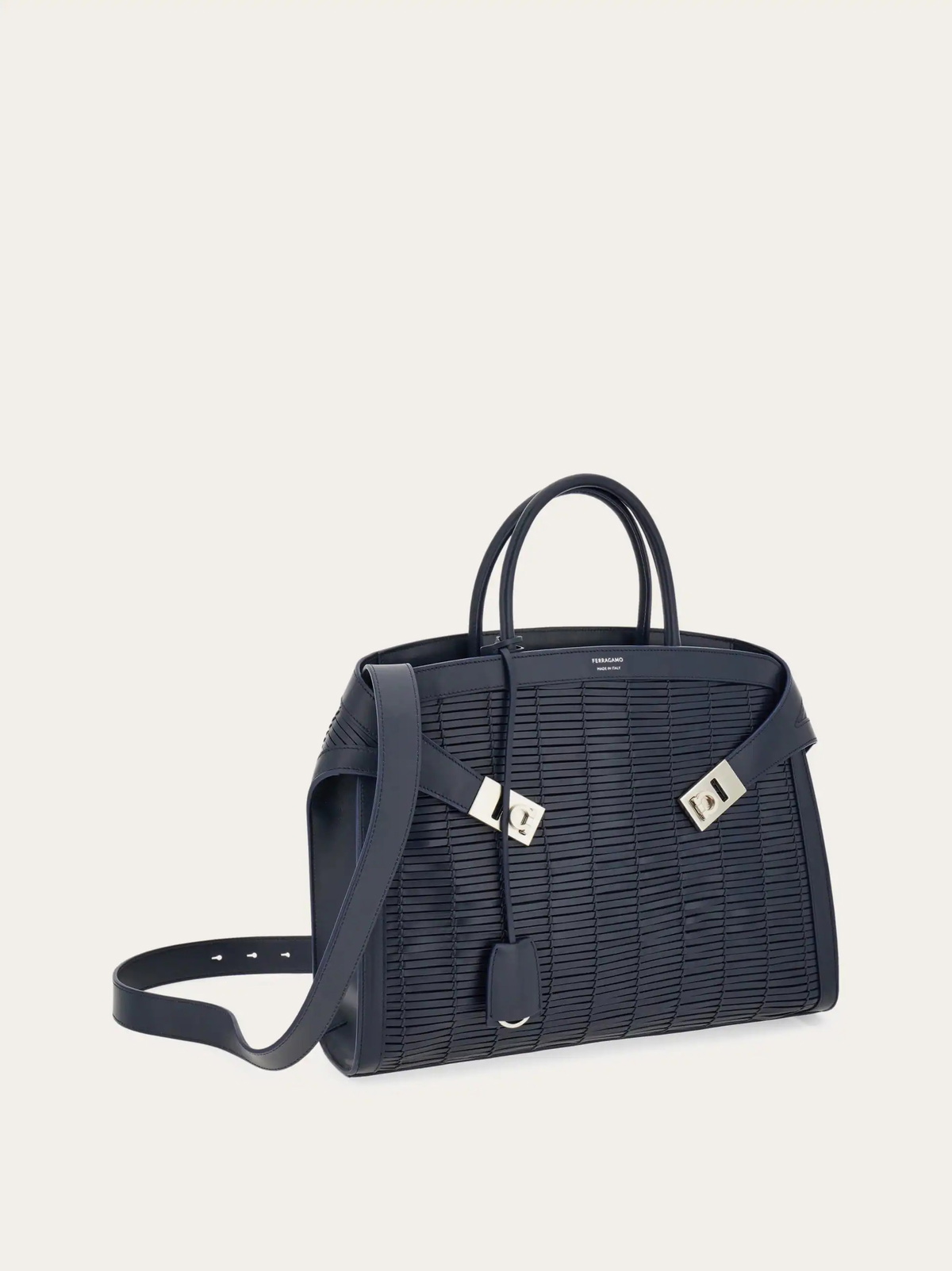 Ferragamo Mens Hug tote bag in Blue