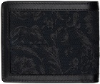 Versace Black Barocco Bifold Wallet