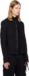 Julius Black Prism Biker Denim Jacket