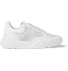 ALEXANDER MCQUEEN - Exaggerated-Sole Leather Sneakers - White