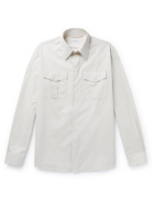 LEMAIRE - Striped Cotton-Poplin Shirt - Neutrals - IT 46