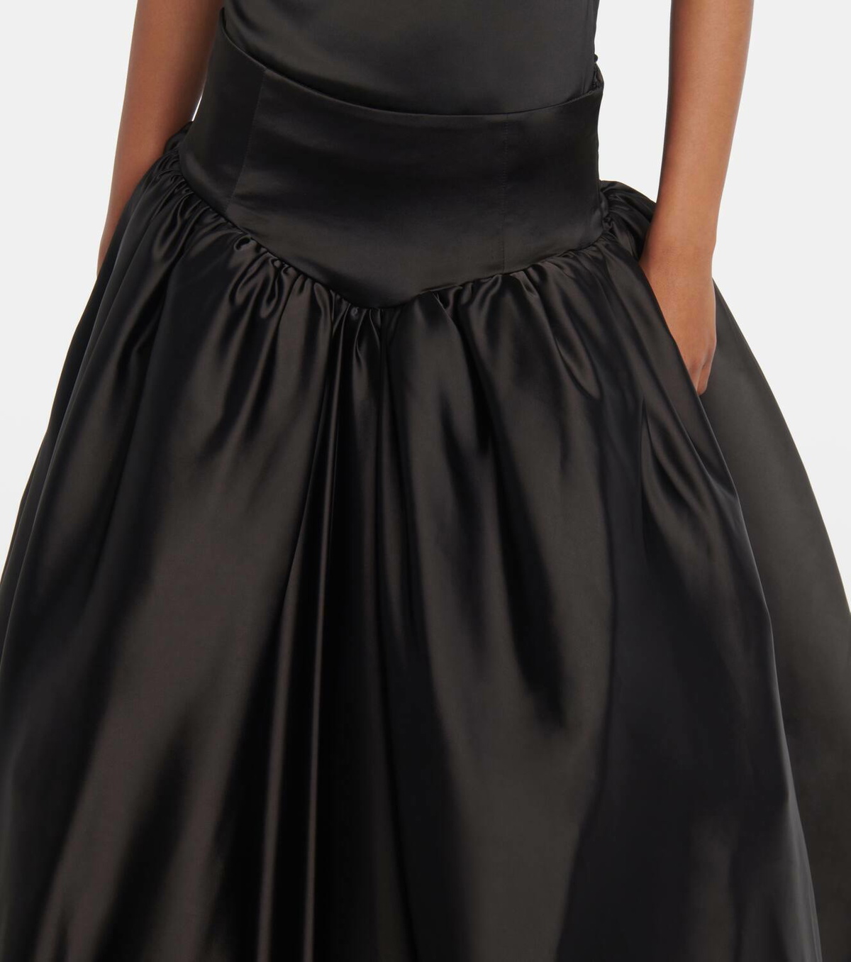 Beautifully Bound - Cotton Sateen Maxi Skirt
