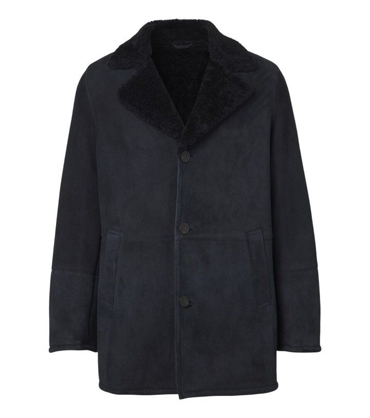 Photo: Arma Bohdan shearling-lined suede coat