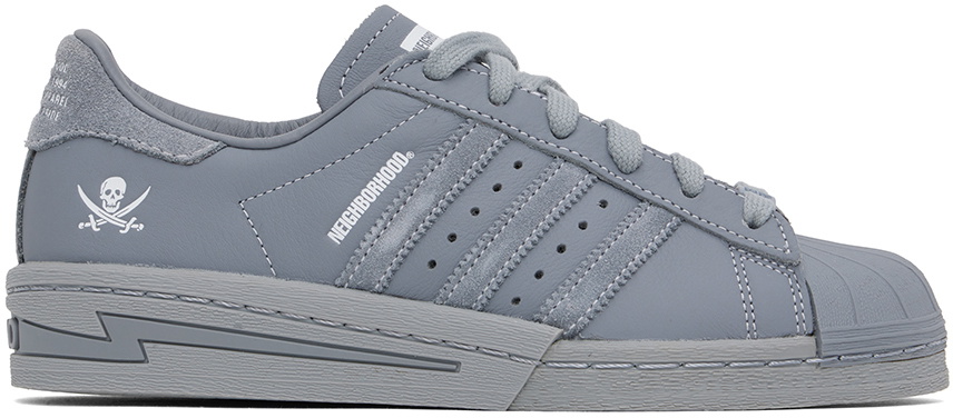 adidas Originals Gray Neighborhood Edition SSTR N 2024 Sneakers 