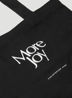 Logo Print Tote Bag in Black