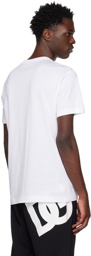 Dolce & Gabbana White Embroidered T-Shirt