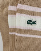 Lacoste X Le Fleur Socken White/Beige - Mens - Socks