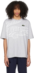 Lacoste Gray Printed T-Shirt