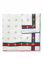 GUCCI - Printed Silk-Twill Pocket Square