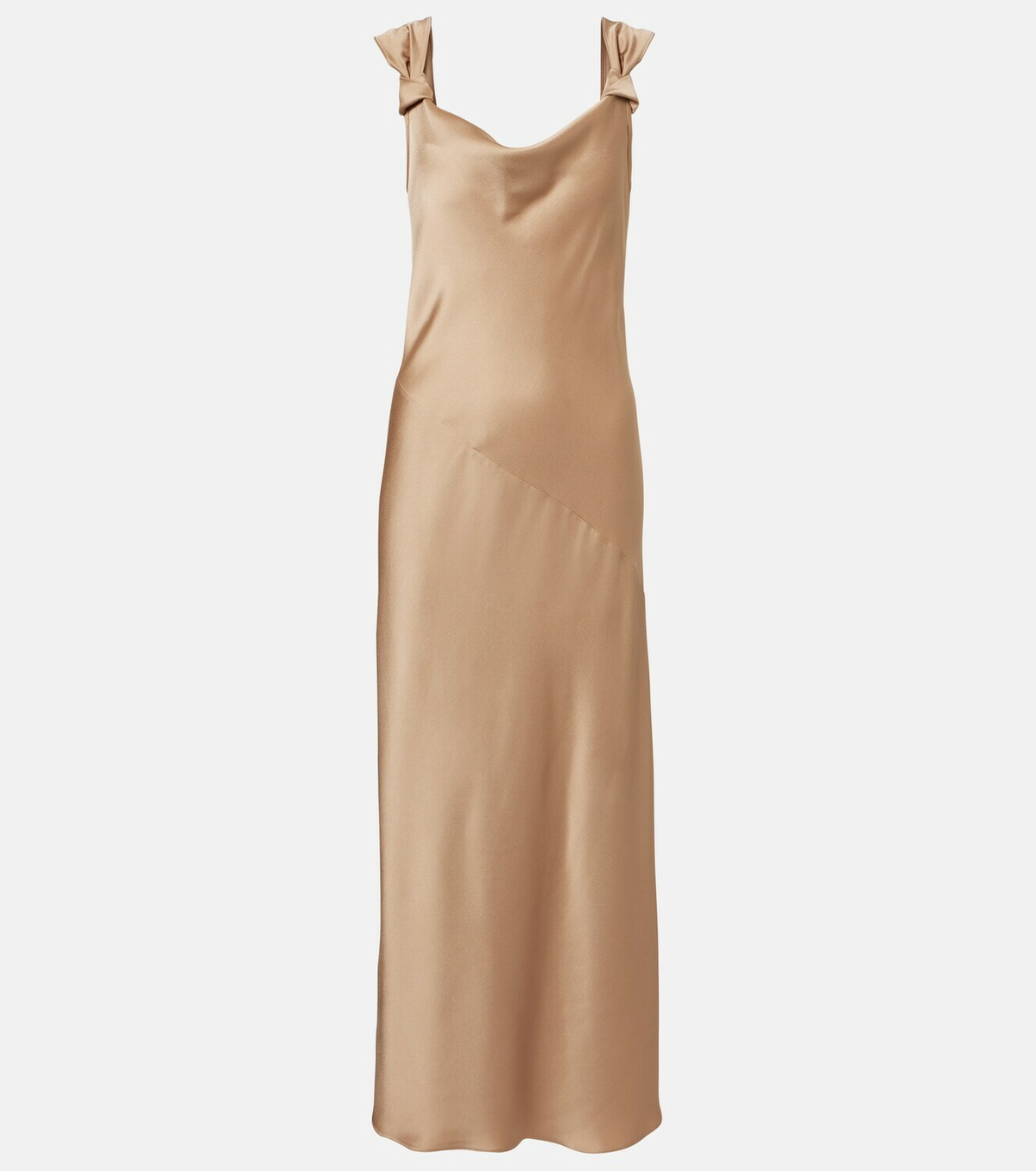 Max Mara Elegante satin maxi dress
