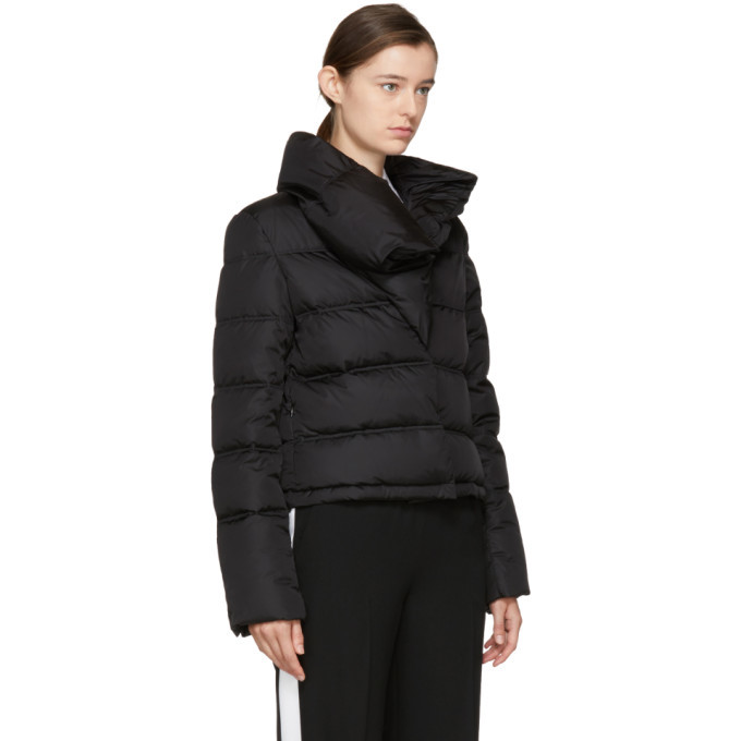 Givenchy Black Down Ruffle Collar Puffer Jacket Givenchy