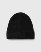 And Wander Shetland Wool Knit Cap Black Beanies