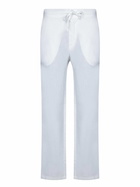 120% Lino White Linen Pants