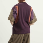 TOGA ARCHIVES Women's TOGA Cotton Taffeta T-Shirt in Dark Red