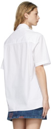 Opening Ceremony White Melted Logo Short Sleeve Shirt