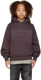 Essentials Kids Purple Bonded Hoodie