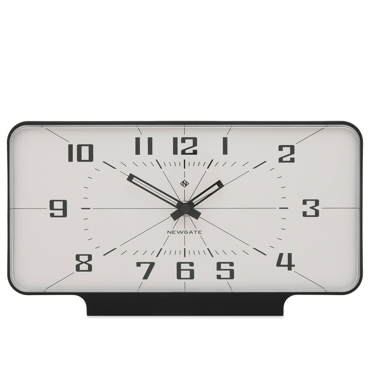 Newgate Timewarp Mantel Clock-Black
