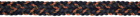 Paul Smith Navy Bright Stripe Braided Belt