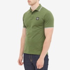 Stone Island Men's Patch Polo Shirt in Olive