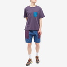 Gramicci Men's Shell Gear Short in Navy/Purple