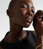 Anita Ko Graduated 18kt gold huggie earrings with emeralds