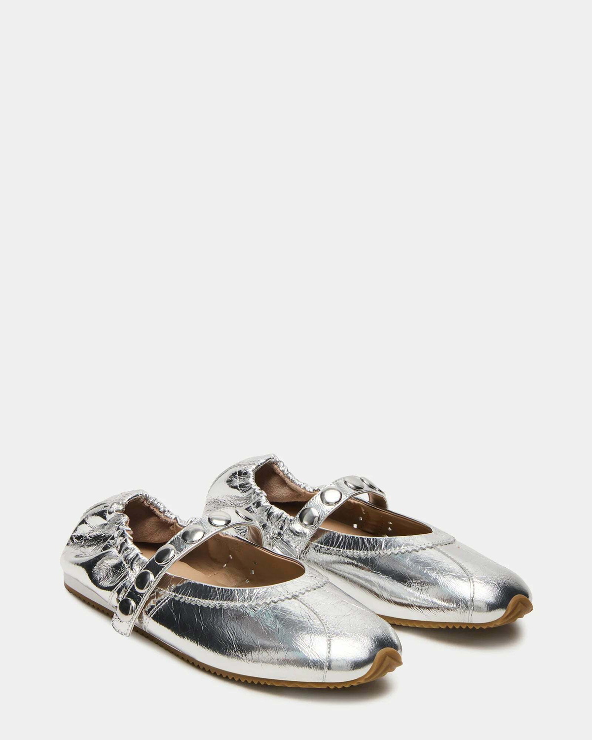 Steve Madden Anaya-S Flats in Silver