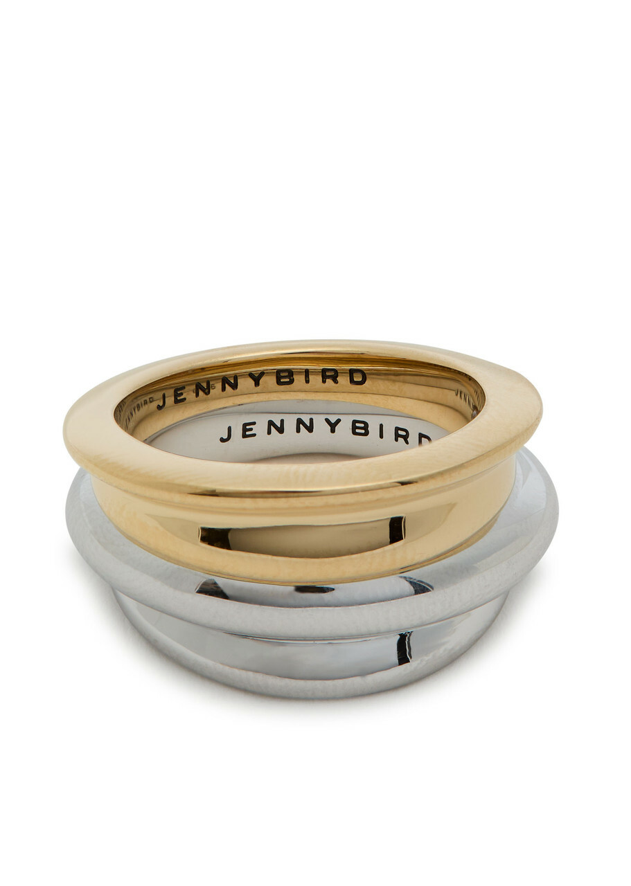 Jenny Bird Lennon Rings set of two Gold