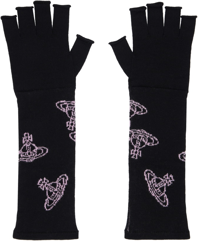 Photo: Vivienne Westwood Black Fingerless Long Gloves