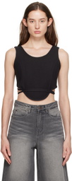 LOW CLASSIC Black Convertible Tank Top