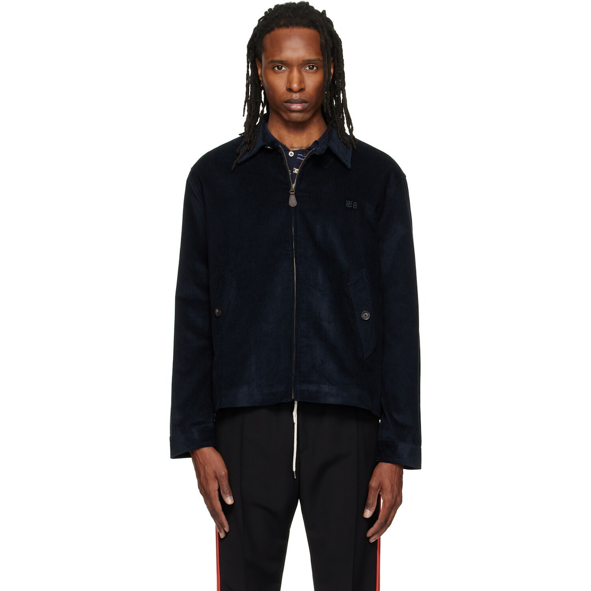 Wales Bonner Navy Drew Jacket