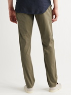 CANALI - Slim-Fit Cotton-Blend Trousers - Green