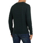 Ralph Lauren Purple Label - Cable-Knit Cashmere Sweater - Green