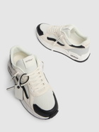 OFF-WHITE Kick Off Leather Sneakers