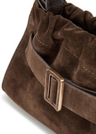 Boyy Scrunchie 2 Suede top Handle bag - Dark Brown - One Size