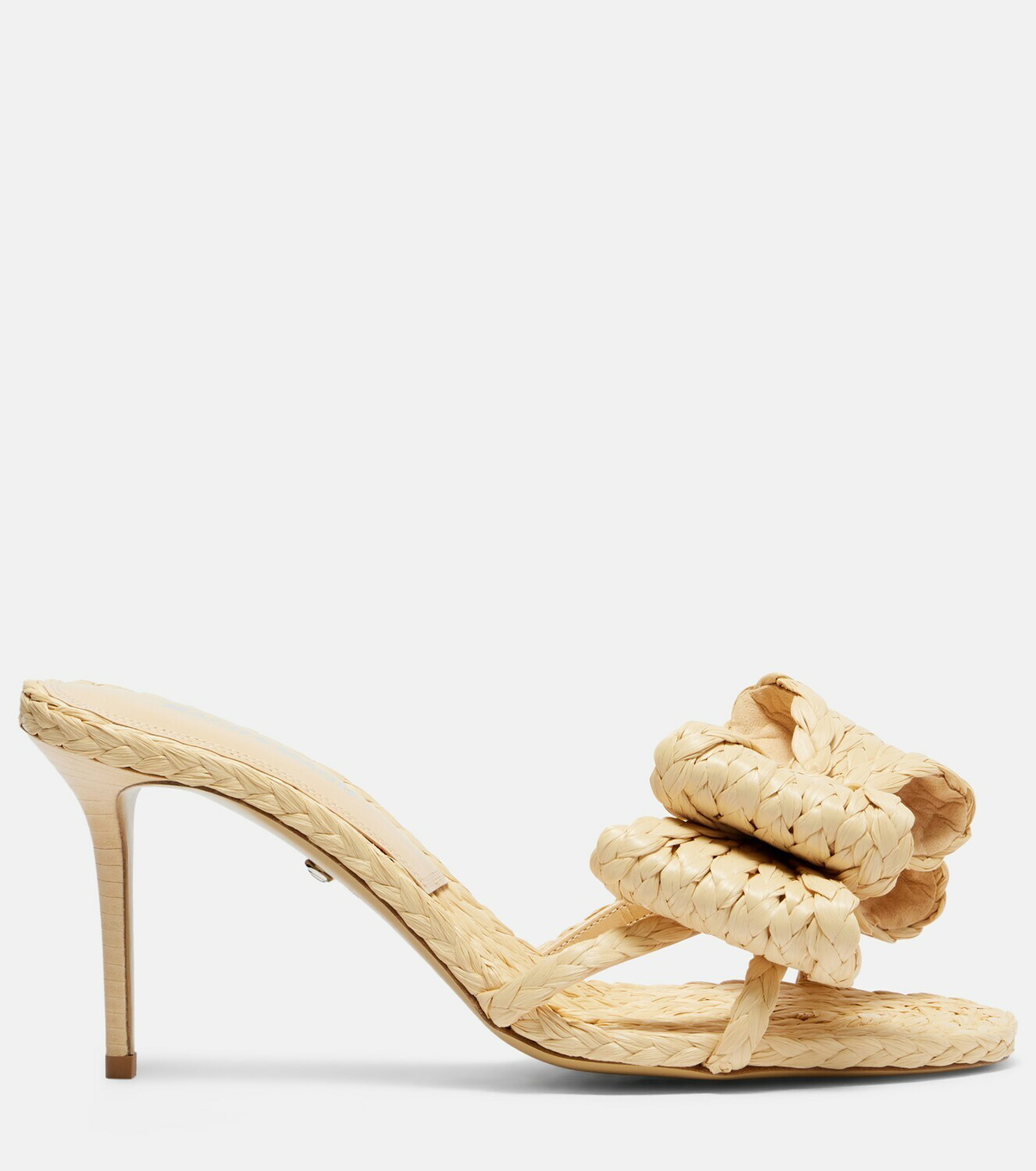 Mach & Mach Le Cadeau 85 raffia mules