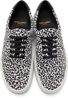 Saint Laurent Black & White Venice Low Sneakers