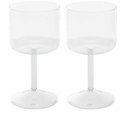 HAY Tint Wineglass - Set Of 2 in Clear