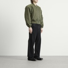 Entire Studios Men's Cropped Broad Bomber Jacket in Khaki