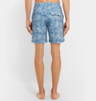 Onia - Calder Long-Length Printed Swim Shorts - Men - Turquoise