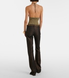 Roberto Cavalli Embellished flared jeans