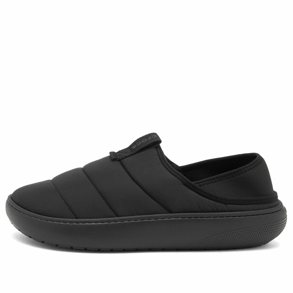 Crocs Classic Puff Moc in Black Multi
