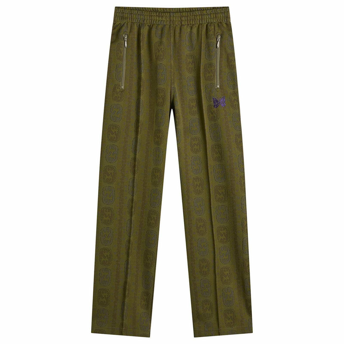 Needles Women's Track Pant in Olive