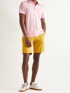 ALTEA - Slub Stretch-Linen Polo Shirt - Pink - S