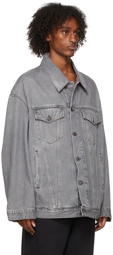 Acne Studios Grey Denim Jacket