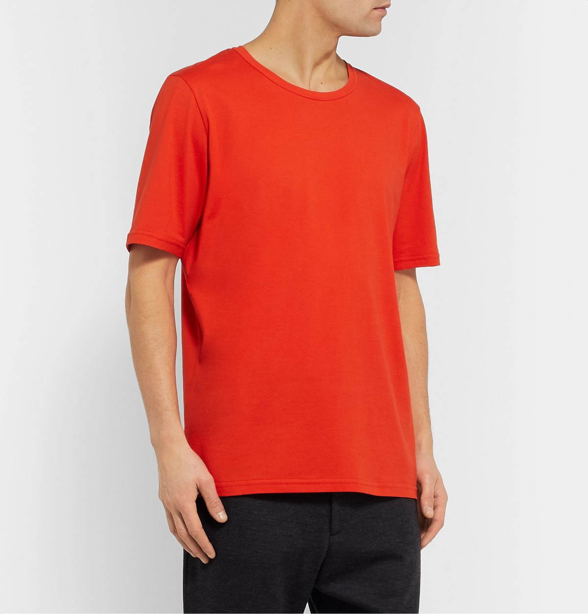 Gabriela Hearst - Banderia Cotton-Jersey T-Shirt - Orange Gabriela Hearst