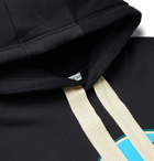Loewe - Ken Price L.A. Series Slim-Fit Printed Fleece-Back Cotton-Jersey Hoodie - Black