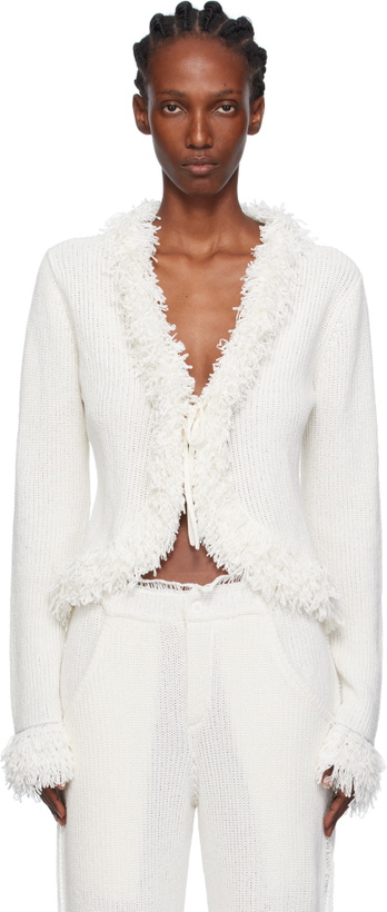 Photo: Aya Muse White Mello Cardigan