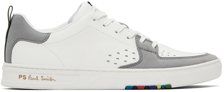 Photo: PS by Paul Smith White & Gray Cosmo Sneakers