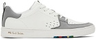 PS by Paul Smith White & Gray Cosmo Sneakers
