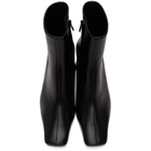 Staud Black Leather Eva Boots